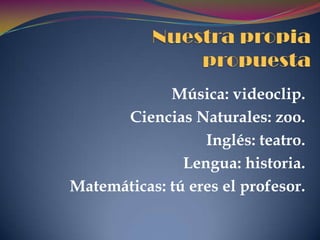 Videos no didácticos