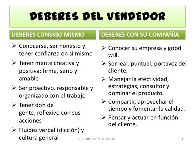 El vendedor
