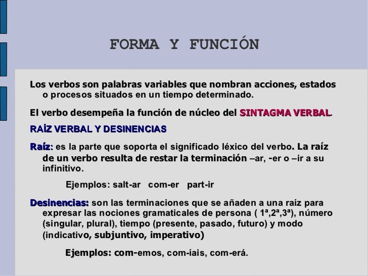 El verbo