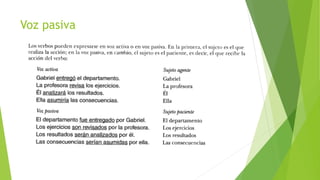 Voz pasiva
 