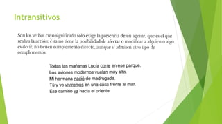Intransitivos
 