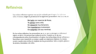 Reflexivos
 