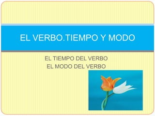 EL VERBO.TIEMPO Y MODO

    EL TIEMPO DEL VERBO
     EL MODO DEL VERBO
 