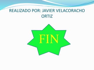 REALIZADO POR: JAVIER VELACORACHO
ORTIZ
FIN
 