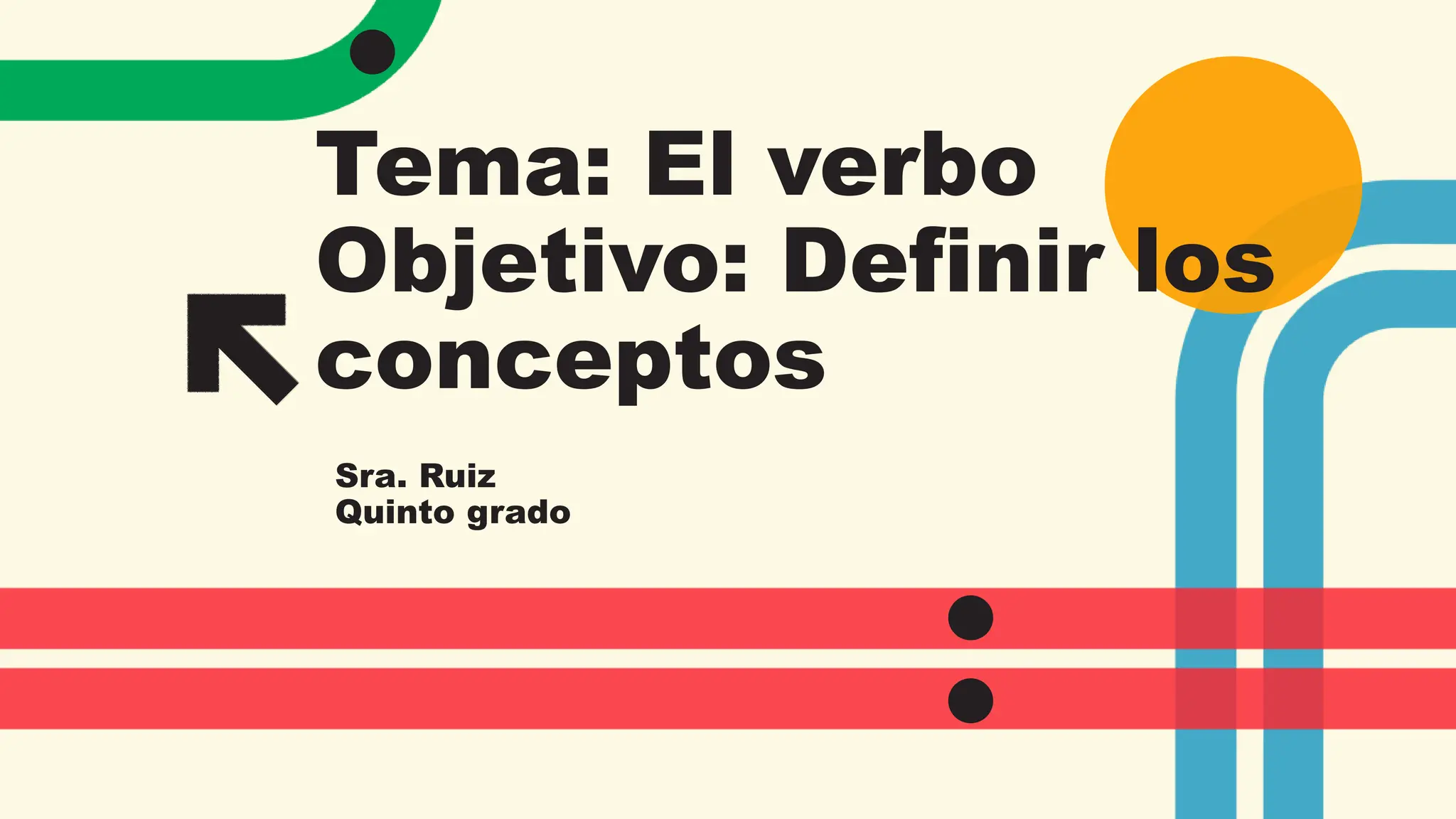 El verbo quinto grado y conceptos de quinto gardo PPT