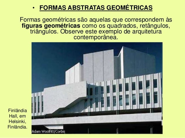 Formas abstratas e figurativas