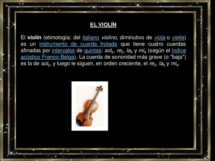 El violin