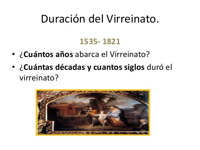 El virreynato