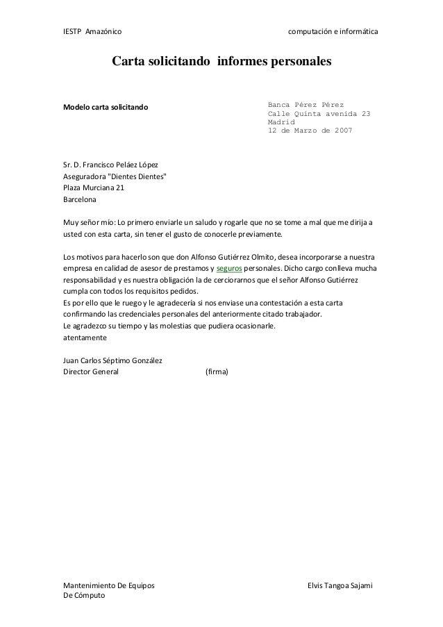 Modelo Carta Baja Seguro Coche Por Venta - Coche