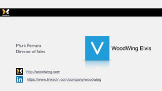 Mark Ferrara
Director of Sales
http://woodwing.com
https://www.linkedin.com/company/woodwing
WoodWing Elvis
 