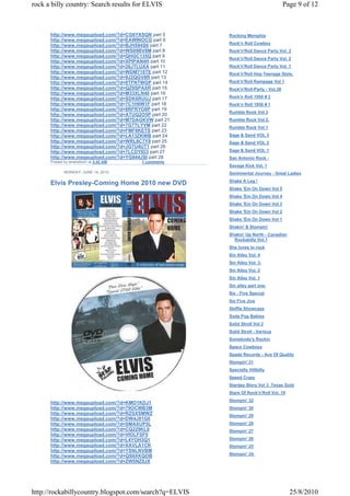 rock a billy country: Search results for ELVIS                                      Page 9 of 12



      http://www.megaupload.com/?d=CG6YXSQN part 5     Rocking Memphis
      http://www.megaupload.com/?d=EAWINOCG part 6
                                                       Rock'n Roll Cowboy
      http://www.megaupload.com/?d=BJH584S6 part 7
      http://www.megaupload.com/?d=WS09BV8M part 8     Rock'n'Roll Dance Party Vol. 3
      http://www.megaupload.com/?d=QHGC135Q part 9
                                                       Rock'n'Roll Dance Party Vol. 2
      http://www.megaupload.com/?d=XPIPAN4H part 10
      http://www.megaupload.com/?d=26JTLUXA part 11    Rock'n'Roll Dance Party Vol. 1
      http://www.megaupload.com/?d=WDM718TE part 12    Rock'n'Roll Hop Teenage Style.
      http://www.megaupload.com/?d=9J2QGV8R part 13
      http://www.megaupload.com/?d=8TFNTWGP part 14    Rock'n'Roll Rampage Vol 1
      http://www.megaupload.com/?d=QZ9SPAXR part 15    Rock'n'Roll-Party - Vol.38
      http://www.megaupload.com/?d=M33XLN40 part 16
      http://www.megaupload.com/?d=SDK6RUUJ part 17    Rock'n Roll 1950 # 2
      http://www.megaupload.com/?d=7C1H6W1F part 18    Rock'n Roll 1950 # 1
      http://www.megaupload.com/?d=8RFRYO8P part 19
                                                       Rumble Rock Vol 3
      http://www.megaupload.com/?d=ATUQ2O5P part 20
      http://www.megaupload.com/?d=M7DAGKVW part 21    Rumble Rock Vol 2.
      http://www.megaupload.com/?d=7G7TLYVM part 22    Rumble Rock Vol 1
      http://www.megaupload.com/?d=FMF8KETS part 23
      http://www.megaupload.com/?d=LA13ZKWB part 24    Sage & Sand VOL 3
      http://www.megaupload.com/?d=WRL8C7Y8 part 25    Sage & Sand VOL 2
      http://www.megaupload.com/?d=JG7U4UT1 part 26
      http://www.megaupload.com/?d=7LCDYIO3 part 27    Sage & Sand VOL 1
      http://www.megaupload.com/?d=YG844JSI part 28    San Antonio Rock -
      Posted by amersfoort at 3:42 AM   1 comments
                                                       Savage Kick Vol. 1
             MONDAY, JUNE 14, 2010                     Sentimental Journey - Great Ladies
                                                       Shake A Leg !
      Elvis Presley-Coming Home 2010 new DVD
                                                       Shake 'Em On Down Vol 5
                                                       Shake 'Em On Down Vol 4
                                                       Shake 'Em On Down Vol 3
                                                       Shake 'Em On Down Vol 2
                                                       Shake 'Em On Down Vol 1
                                                       Shakin' & Stompin'
                                                       Shakin' Up North - Canadian
                                                         Rockabilly Vol.1
                                                       She loves to rock
                                                       Sin Alley Vol. 4
                                                       Sin Alley Vol. 3.
                                                       Sin Alley Vol. 2
                                                       Sin Alley Vol. 1
                                                       Sin alley part one.
                                                       Six - Five Special
                                                       Six Five Jive
                                                       Skiffle Showcase
                                                       Soda Pop Babies
                                                       Solid Stroll Vol 2
                                                       Solid Stroll - Various
                                                       Somebody's Rockin
                                                       Space Cowboys
                                                       Spade Records - Ace Of Quality
                                                       Stompin' 31
                                                       Specialty Hillbilly
                                                       Speed Crazy
                                                       Starday Story Vol 3 .Texas Gold
                                                       Stars Of Rock'n'Roll Vol. 19
                                                       Stompin' 32
      http://www.megaupload.com/?d=KMO1KDJ1
      http://www.megaupload.com/?d=79OCWB3M            Stompin' 30
      http://www.megaupload.com/?d=RZSXSMWZ            Stompin' 29
      http://www.megaupload.com/?d=DW4J91G0
      http://www.megaupload.com/?d=SMAXUP5L            Stompin' 28
      http://www.megaupload.com/?d=CQ229KL0            Stompin' 27
      http://www.megaupload.com/?d=VIOLFSF0
      http://www.megaupload.com/?d=L4YOH3Q1            Stompin' 26
      http://www.megaupload.com/?d=XAVLA1CK            Stompin' 25
      http://www.megaupload.com/?d=YSNLNVBM
      http://www.megaupload.com/?d=QS6XKQOB            Stompin' 24.
      http://www.megaupload.com/?d=ZW5NZ0JX




http://rockabillycountry.blogspot.com/search?q=ELVIS                                  25/8/2010
 