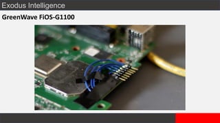 Exodus Intelligence
GreenWave FiOS-G1100
 