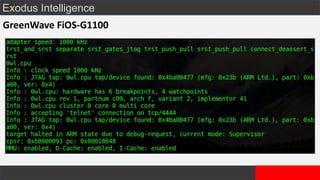 Exodus Intelligence
GreenWave FiOS-G1100
 