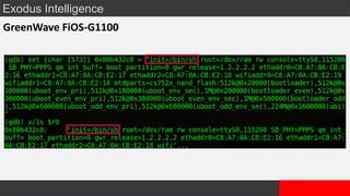 Exodus Intelligence
GreenWave FiOS-G1100
 