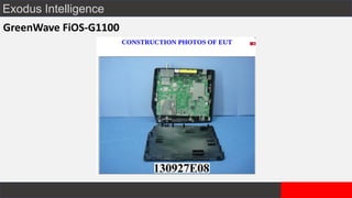 Exodus Intelligence
GreenWave FiOS-G1100
 