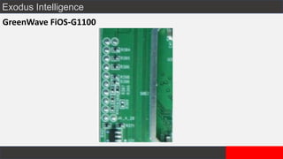 Exodus Intelligence
GreenWave FiOS-G1100
 