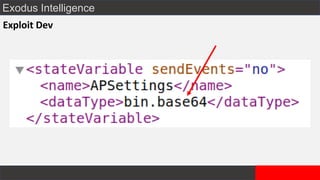 Exodus Intelligence
Exploit Dev
 