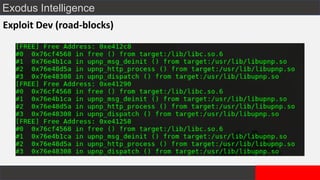 Exodus Intelligence
Exploit Dev (road-blocks)
 