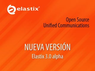 NUEVAVERSIÓN
Elastix 3.0 alpha
 