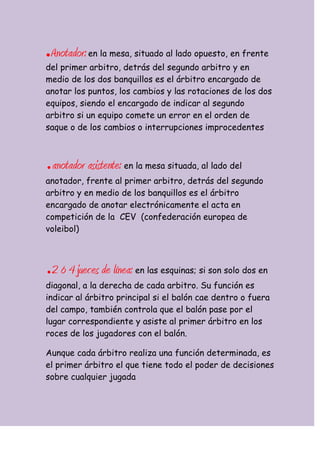 El voleibol