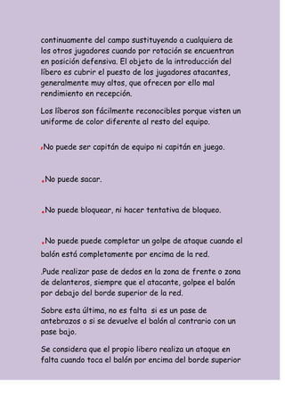 El voleibol