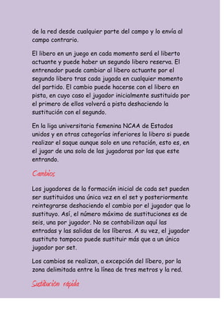 El voleibol