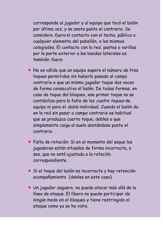 El voleibol