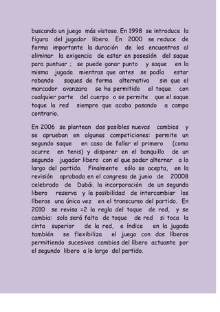 El voleibol