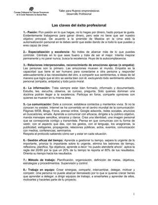 El éXito Profesional