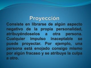El yo y los mecanismos de defensa | PPTX