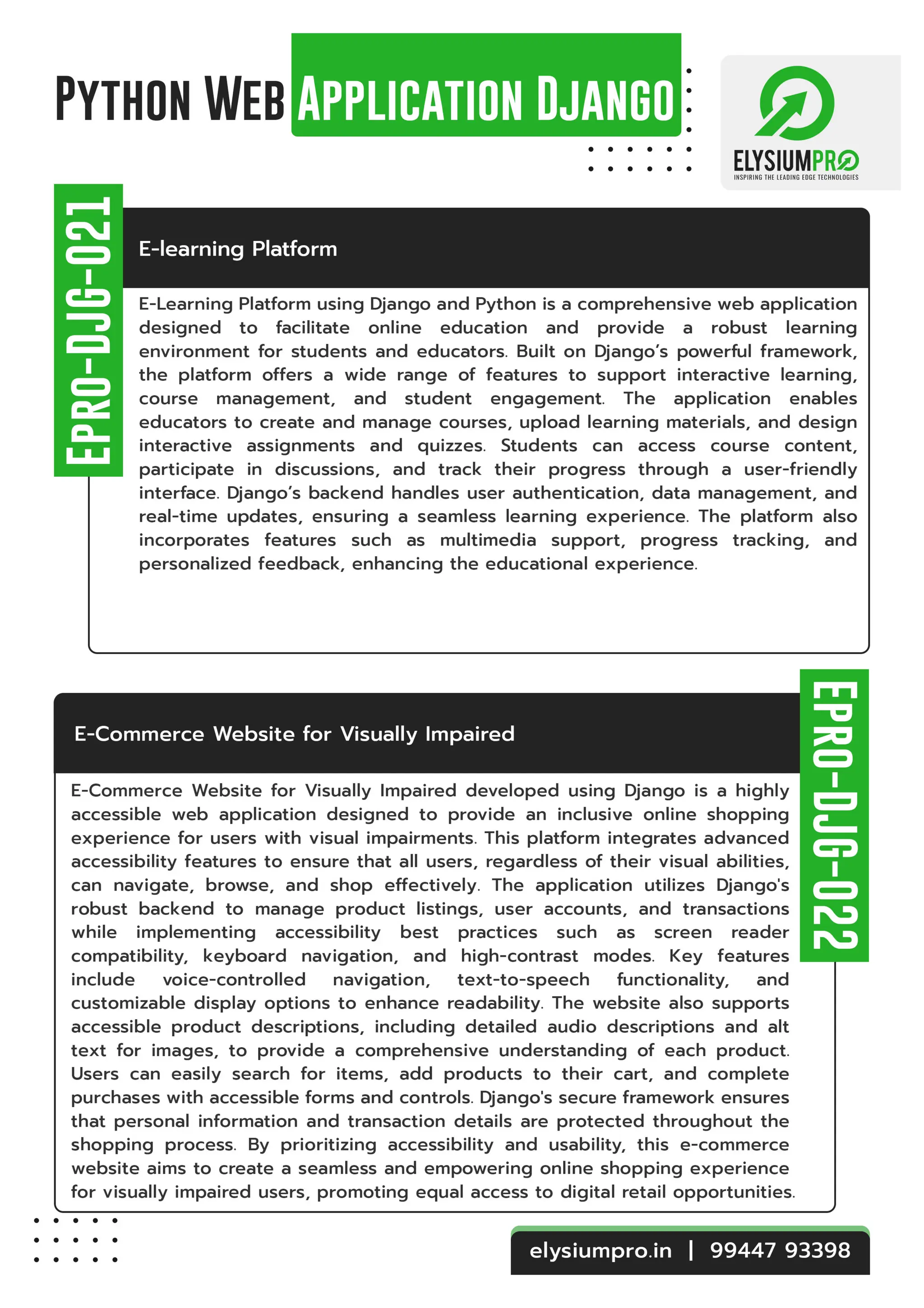 ElysiumPro_Python Django Web Application_Titles 2024-25 V 2.0.1.pdf
