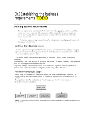 Software Requirements (3rd Edition) summary | DOCX