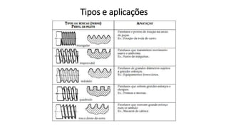 Tipos e aplicações
 