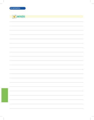 10 | MATEMÁTICA
98 | MATEMÁTICA
 