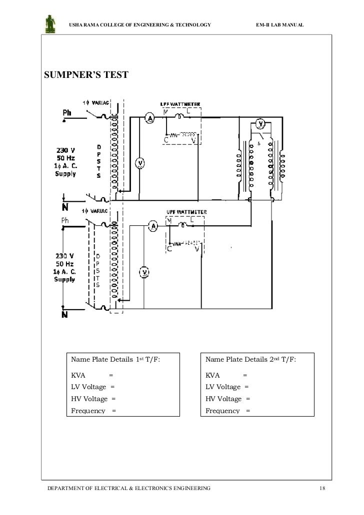 Electrical machines 2 lab manual