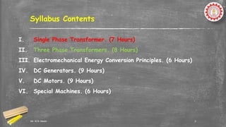EM-I 2nd Chapter on Three Phase Transformer | PPTX