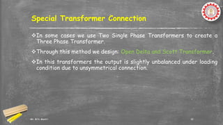 EM-I 2nd Chapter on Three Phase Transformer | PPTX