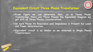 EM-I 2nd Chapter on Three Phase Transformer | PPTX