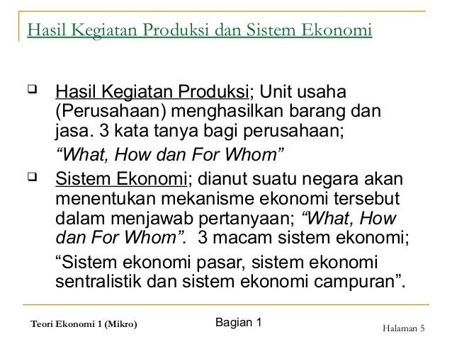 [EM-Safrida] Pendahuluan Teori Ekonomi Mikro