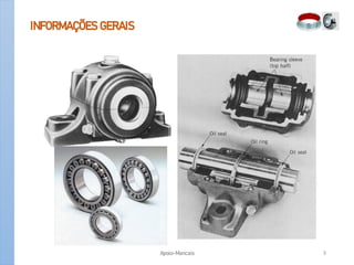INFORMAÇÕES GERAIS
Apoio-Mancais 3
 