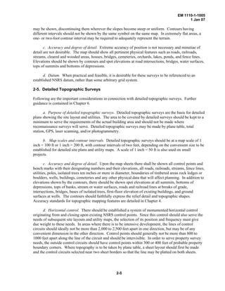 Em 1110 1-1005 control and topographic surveying | PDF