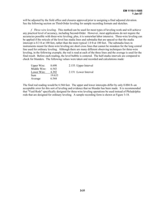 Em 1110 1-1005 control and topographic surveying | PDF