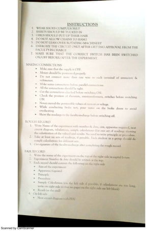 Electrical Machine Lab Manual Part 1 Pdf