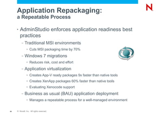 Application Repackaging Best Practices for Novell ZENworks 10 ...