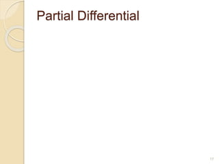 Partial Differential
17
 