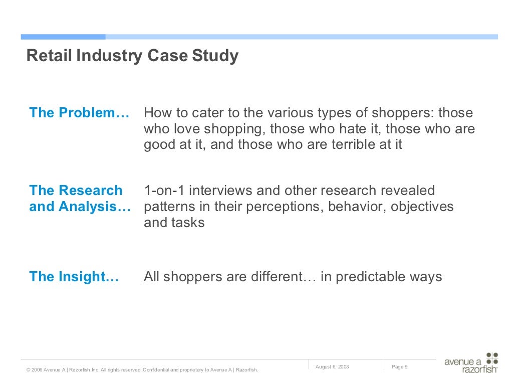 retail case study examples