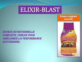 SOURCE NUTRITIONNELLE
Complète, conçue pour
Améliorer la performance
Quotidienne.
 