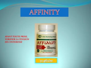 AVANT TOUTE PRISE,
VERIFIER LA TENSION
DE L’INTERESSE
 