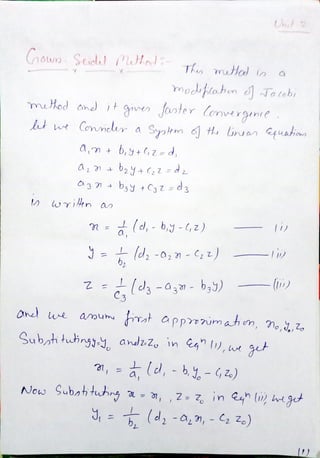 EMA 401 unit 2 hand writing notes.pdf CBNST | PDF