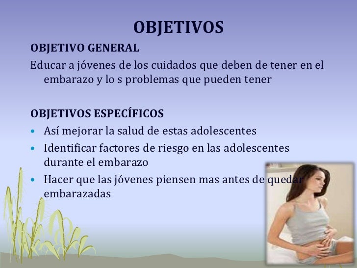 Embarazo en la adolescencia